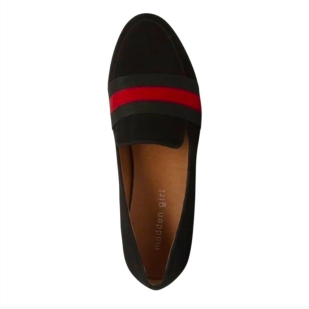 NWT Madden Girl Sabela Slip On Block Heel Tailored Flats/Loafers - Picture 9 of 9